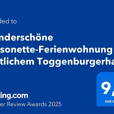 Wunderschoene Maisonette-ferienwohnung In Stattlichem Toggenburgerhaus *