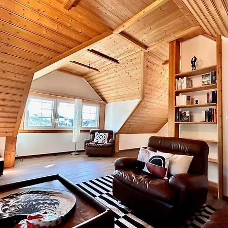 Daire Wunderschoene Maisonette-ferienwohnung In Stattlichem Toggenburgerhaus Sankt Peterzell