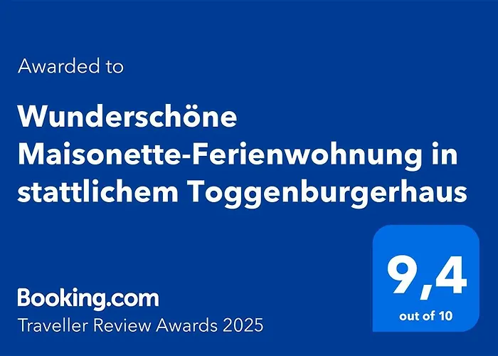 Wunderschoene Maisonette-ferienwohnung In Stattlichem Toggenburgerhaus *